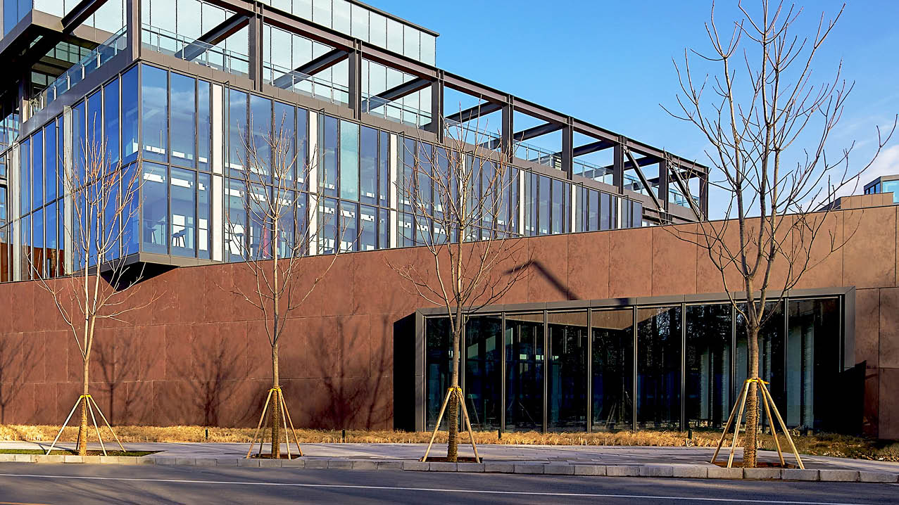 Laminam clads the external façades of the Beijing Olympic Village ...